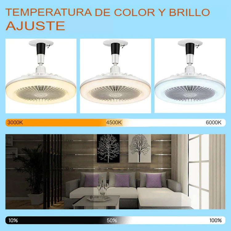 Ventilador Inteligente de LED 2 en 1 TurboMax™ - [SUPER POTENTE]