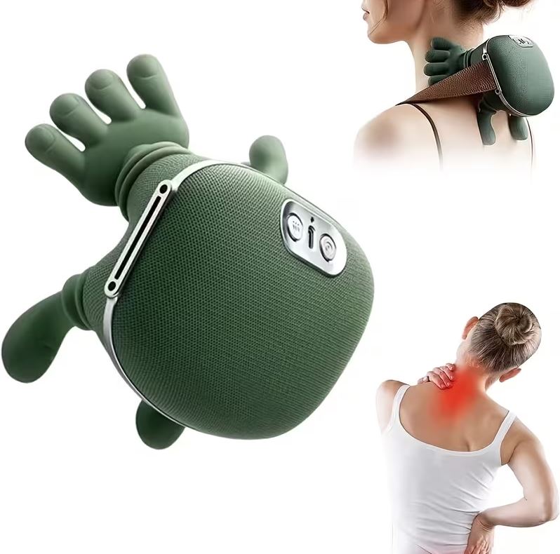 🔥MASAJEADOR CERVICAL 4D -Tu cuello aguanta todo el día. Ya es hora de que alguien lo cuide a él.  Elimina la tensión en 10 minutos . Tecnología 4D con calor que penetra el músculo de verdad.🔥