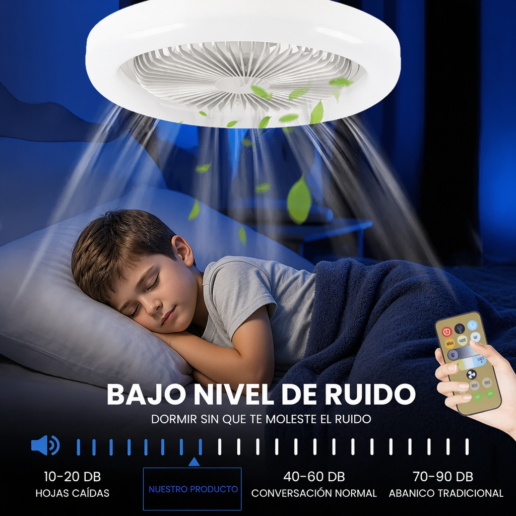 Ventilador Inteligente de LED 2 en 1 TurboMax™ - [SUPER POTENTE]