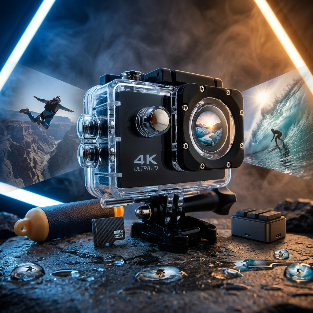 🔥 LIQUIDACIÓN DE STOCK: - CÁMARA GOPRO 4K + FUNDA ULTRARRESISTENTE DE REGALO - [PROMOCIÓN DE CUMPLEAÑOS]🔥