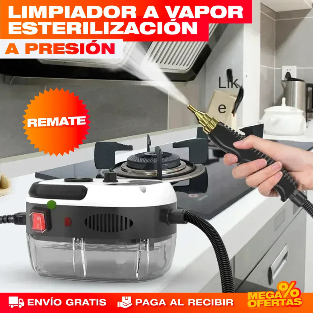 🔥Limpiador a Vapor con Esterilización a Presión🔥