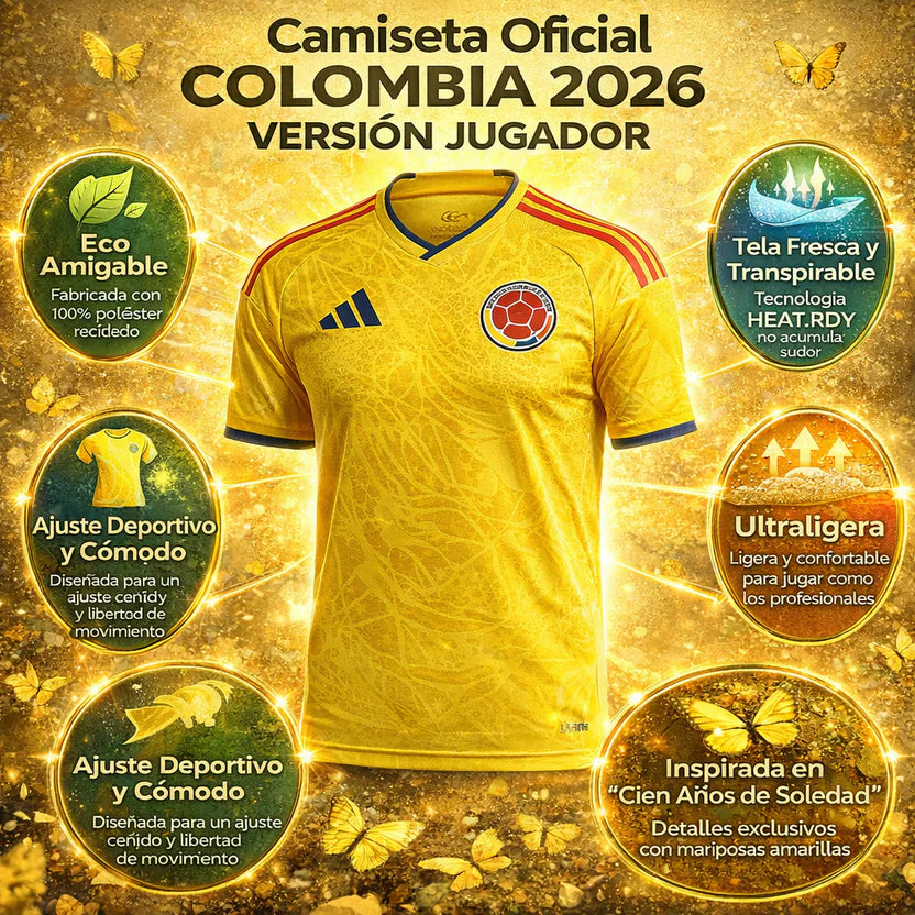 🔥[OFERTA] CAMISETA SELECCION COLOMBIA 2026 🔥