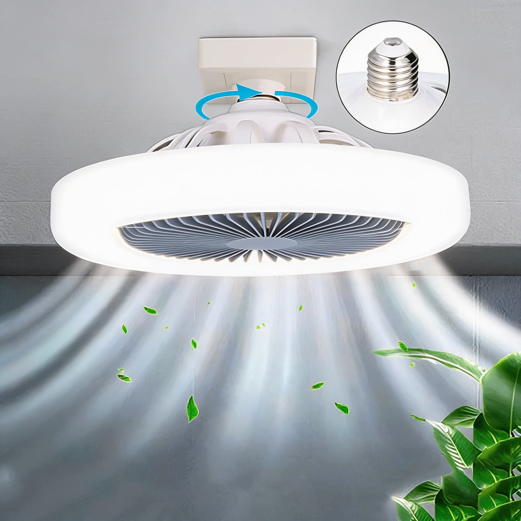 Ventilador Inteligente de LED 2 en 1 TurboMax™ - [SUPER POTENTE]